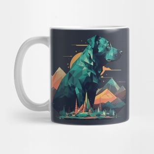 Abstract dog Mug